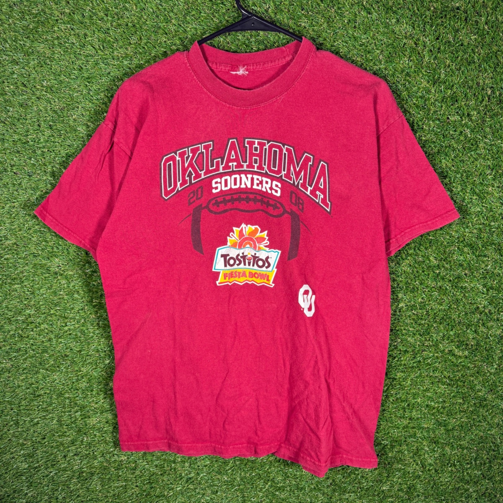 Oklahoma Sooners Tostitos Fiesta Bowl 2008 Football Graphic TShirt